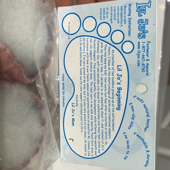 NWT Lil Jo’s Baby footwear Made in Canada - Picture 2 of 9